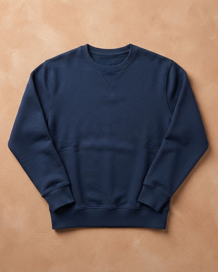 MATILEO Crew Sweatshirt — Navy (Navy), product photo