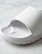 MATILEO Comfort Slide Sandal — White (White), detail close-up