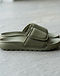 MATILEO Comfort Slide Sandal — Olive (Olive), product photo