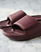 MATILEO Comfort Slide Sandal — Burgundy (Burgundy), detail close-up