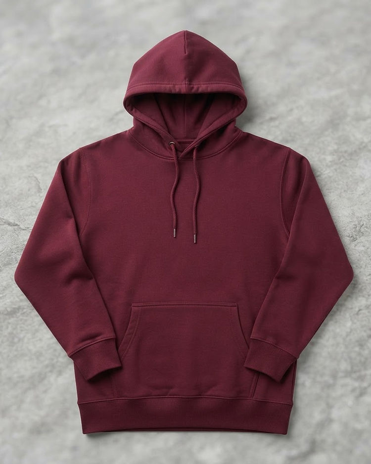MATILEO Pullover Hoodie — Burgundy (Burgundy), product photo