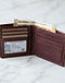 MATILEO Bifold Wallet — Burgundy (Burgundy), detail close-up