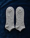 MATILEO Ankle Sock — Grey Melange (Grey Melange), flat-lay view