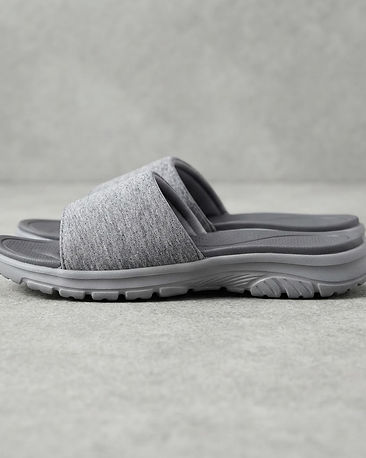 MATILEO Comfort Slide Sandal — Grey Melange (Grey Melange), product photo