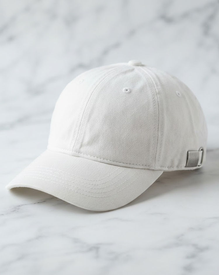 MATILEO Dad Cap — White (White), product photo