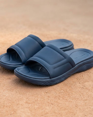 MATILEO Comfort Slide Sandal — Navy (Navy), product photo