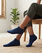 MATILEO Ankle Sock — Navy (Navy), worn or held by model