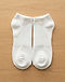 MATILEO Ankle Sock — White (White), flat-lay view