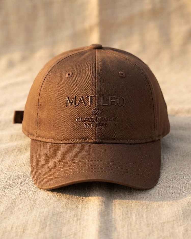 MATILEO Classic Cap — Brown (Brown), product photo