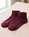 MATILEO Ankle Sock — Burgundy (Burgundy), product photo