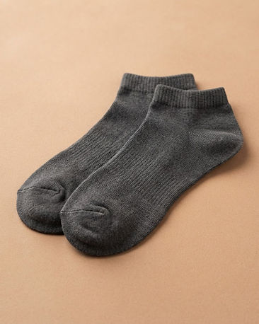 MATILEO Ankle Sock — Charcoal (Charcoal), product photo