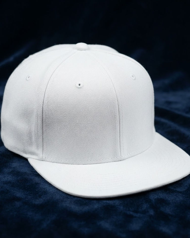 MATILEO Snapback Cap — White (White), product photo