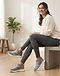 MATILEO Sport Lifestyle Shoe — Grey Melange (Grey Melange), worn or held by model