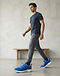 MATILEO Sport Lifestyle Shoe — Cobalt Blue (Cobalt Blue), worn or held by model