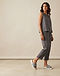 MATILEO Comfort Slide Sandal — Grey Melange (Grey Melange), worn or held by model