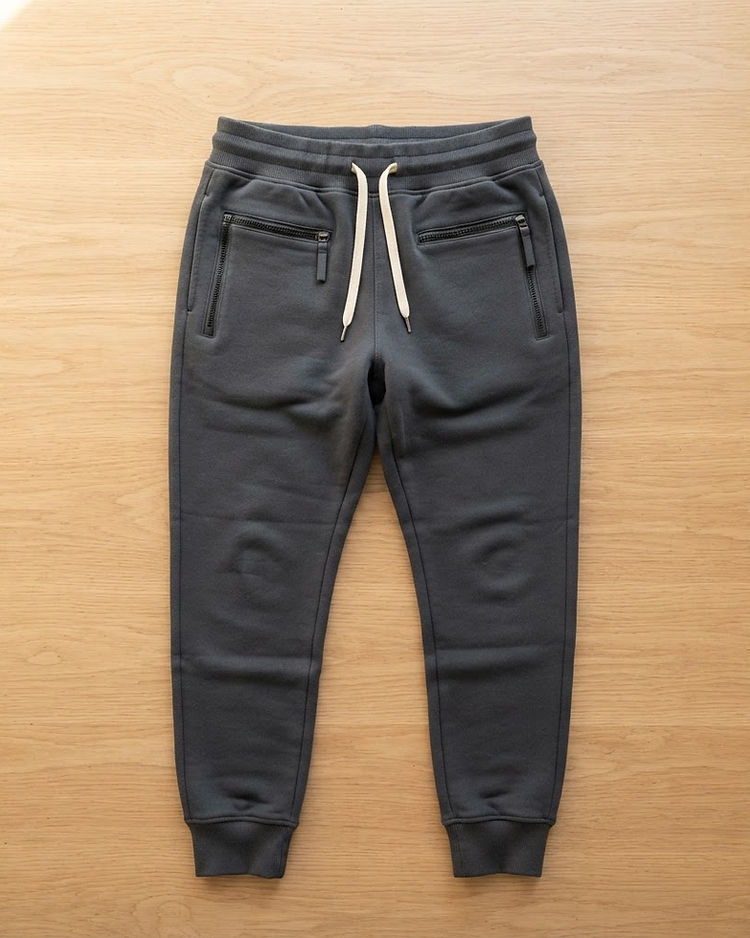 MATILEO Fleece Jogger — Charcoal (Charcoal), product photo