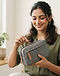 MATILEO Lifestyle Accessory — Grey Melange (Grey Melange), worn or held by model