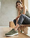 MATILEO Sport Lifestyle Shoe — Olive (Olive), worn or held by model
