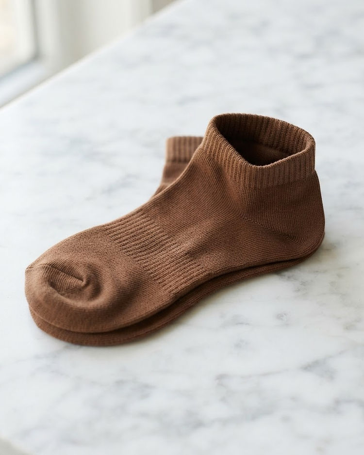 MATILEO Ankle Sock — Brown (Brown), product photo