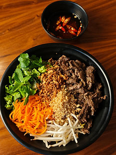 Bò bún au bœuf, sauce nuoc-mâm