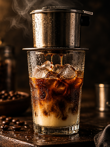 Café vietnamien glacé au lait concentré