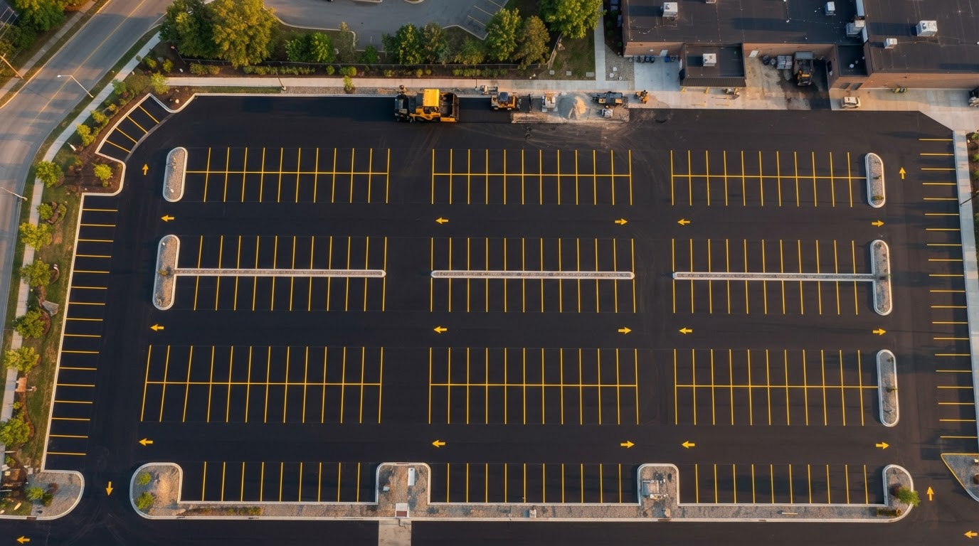 Commercial Parking Lot Paving Marketing project