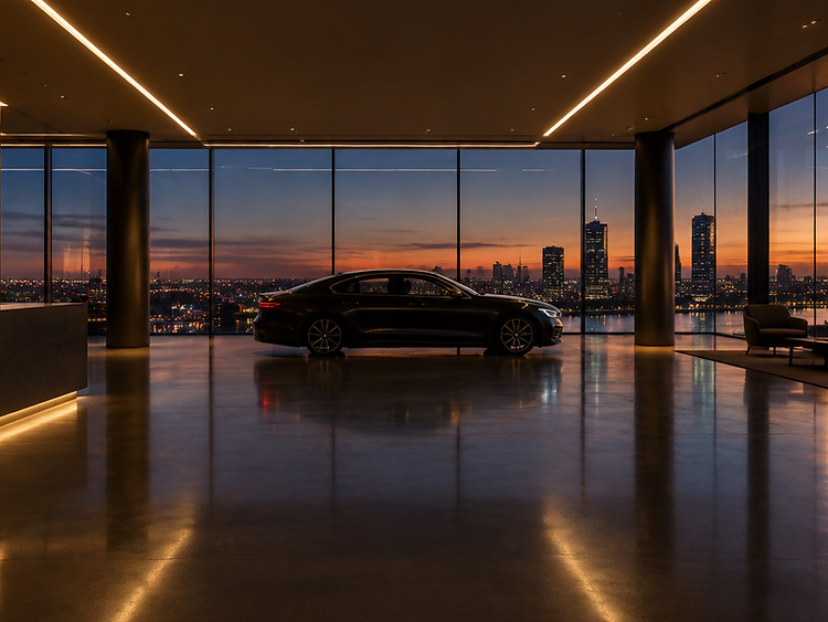 The Oswin Autos showroom