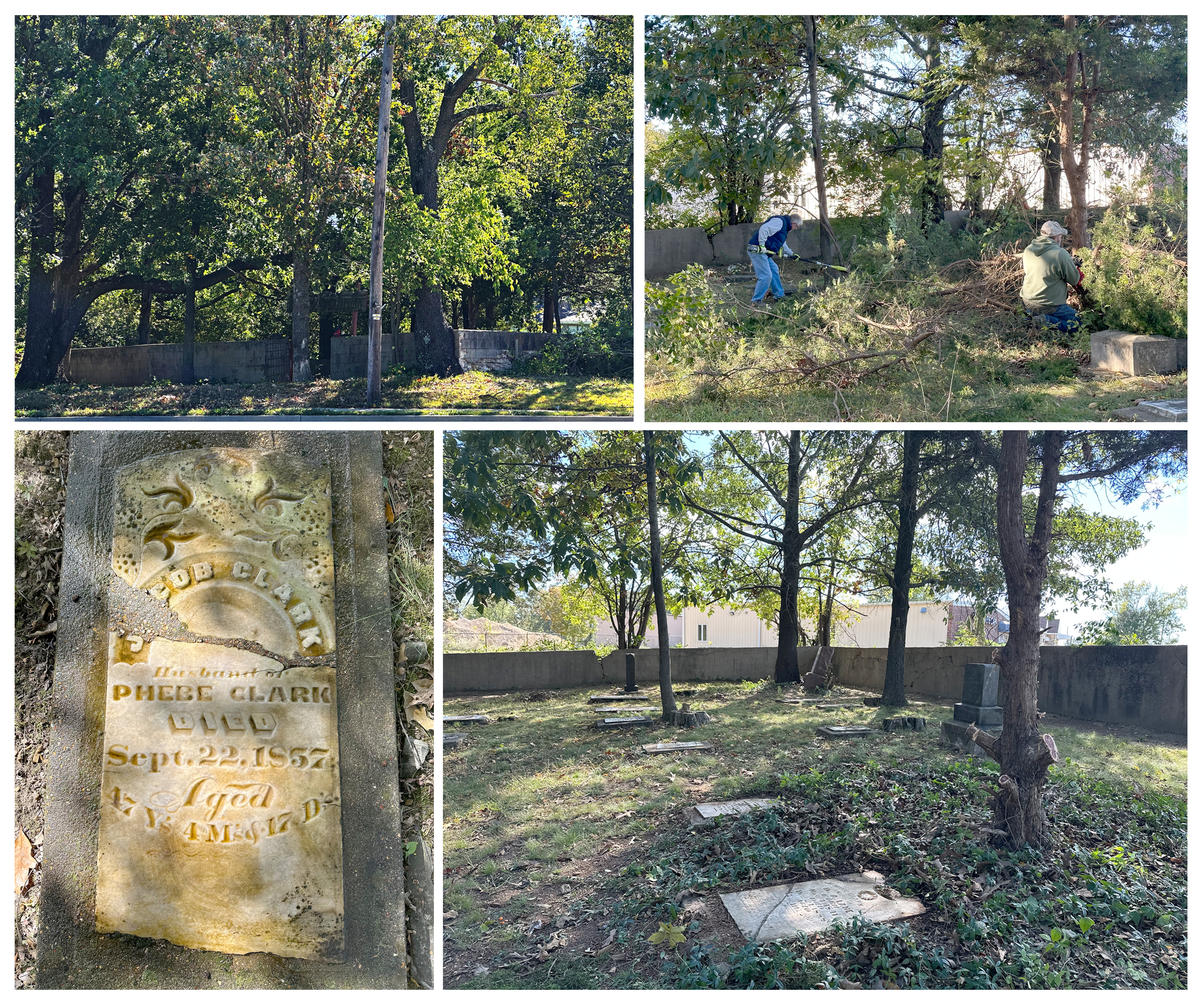 Clark Family Cemetery Restoration