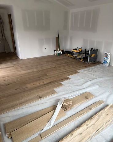 Laying Hardwood Planks