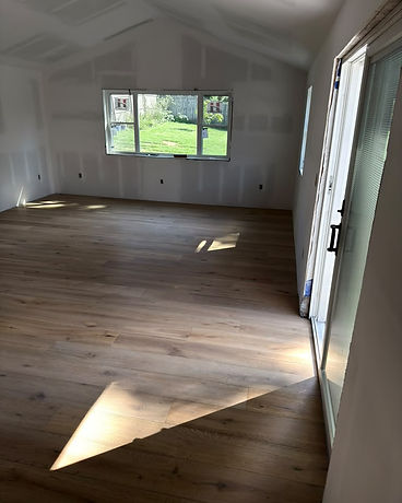 Installed Wood Flooring