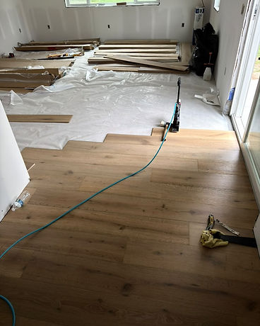 Wood Floor Progress