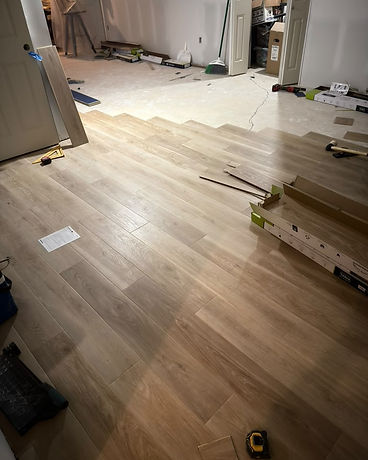 LVP Flooring Progress
