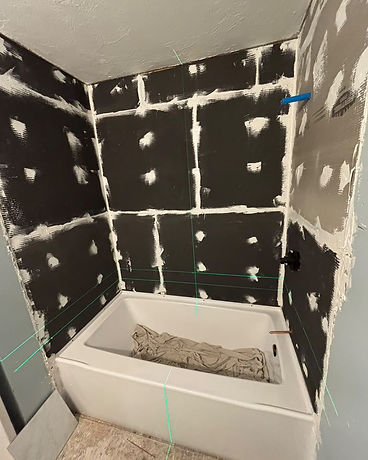 Shower Wall Prep