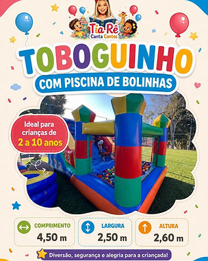 Aluguel de Toboguinho com Piscina de Bolinhas em Formiga, MG