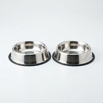 Stainless Steel Pet Bowl Set (2-pc)