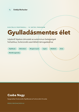 Gyulladásmentes élet e-könyv borító