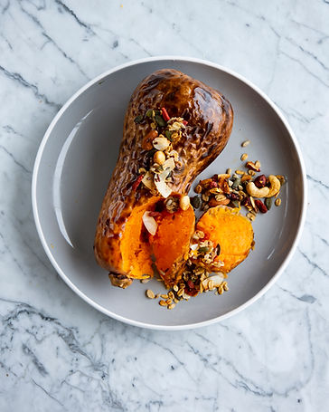 Roasted Butternut Squash with Seeds