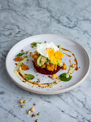 Beetroot & Poached Egg