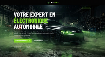 Aperçu du site Alex M Tech