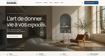 Aperçu du site Duhamel