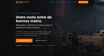 Aperçu du site Badly Customs
