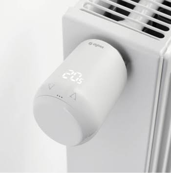 Siemens pametna termostatska glava z zaslonom na radiatorju
