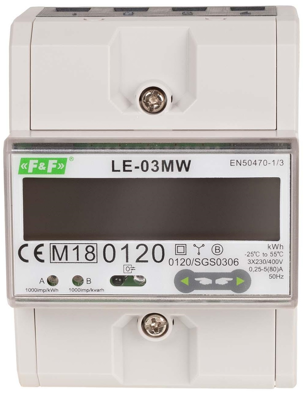 F&F LE-03MW trifazni električni števec