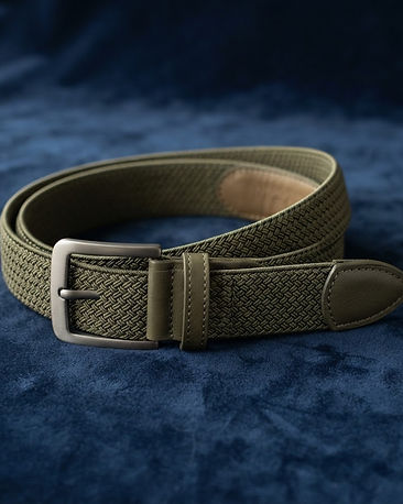Olive Elastic Belt (Olive), product photo