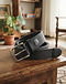 Charcoal Formal Leather Belt (Charcoal), lifestyle setting