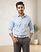 White Auto-Lock Belt (White), worn or held by model