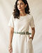 Sage Braided Belt (Sage), worn or held by model