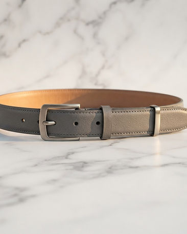 Grey Buckle Belt (Grey), product photo