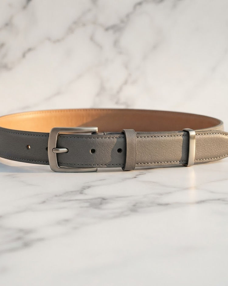 Grey Buckle Belt (Grey), product photo