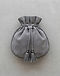 Grey Potli Bag (Grey), flat-lay view